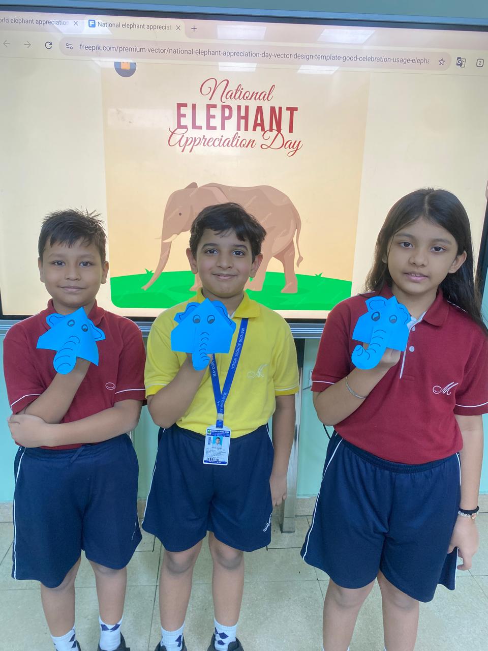 Grade 3 students at Mayoor School had a fun-filled day honouring the majestic beings! 